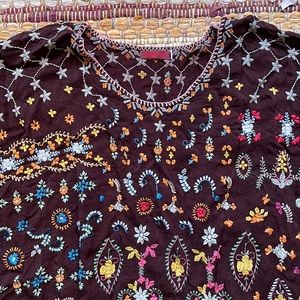 Johnny Was Embroidered Blouse